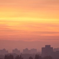 layered sunset