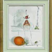 Orange and cherry