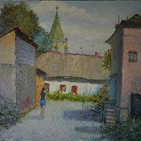The road to the church