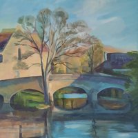 Bridge in Issoudun, France