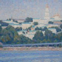 Kiev-Pechersk Lavra. View of Kiev