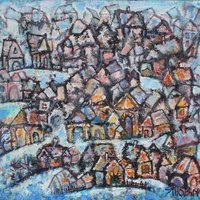 Fairy Town. Winter.