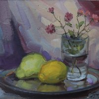 Lemon and pear