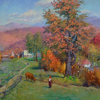  Rural autumn landscape