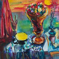 Still life at sunset