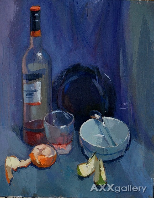 Wine and fruit