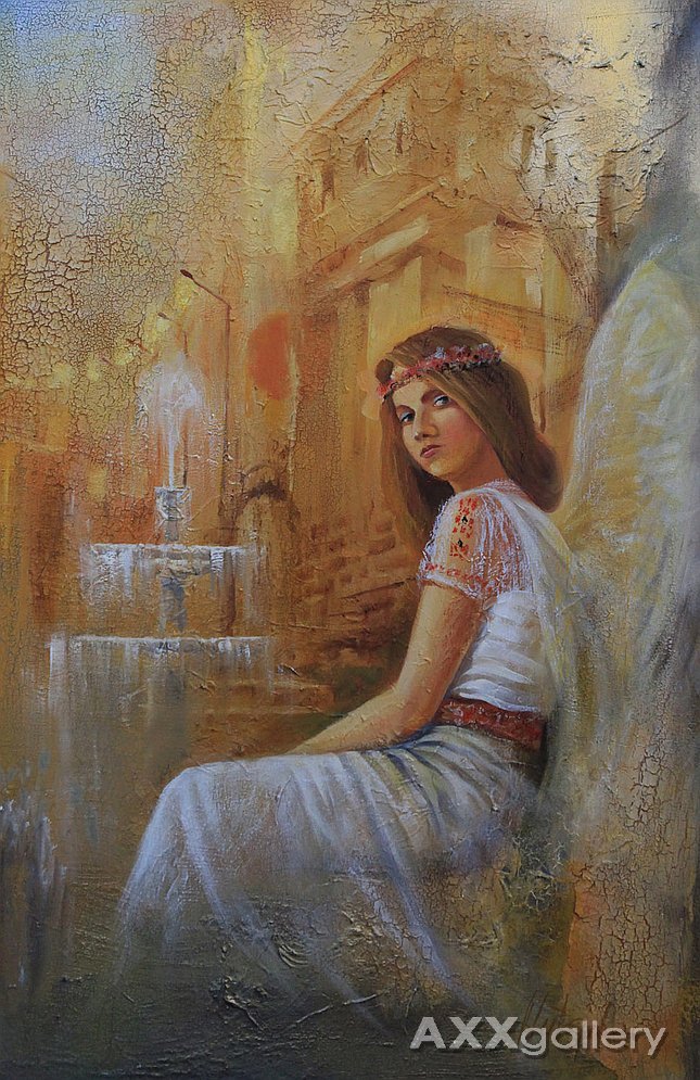 At the gate