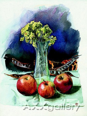 Three apples