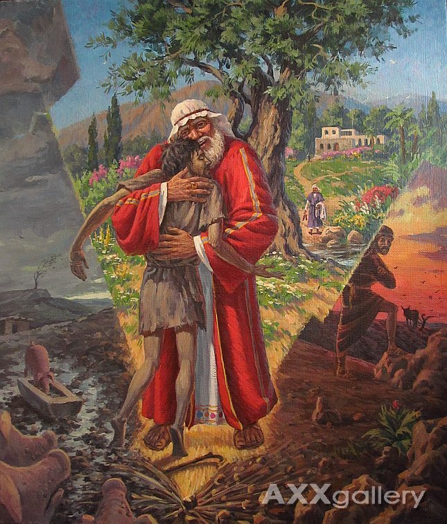 The parable of the prodigal son.