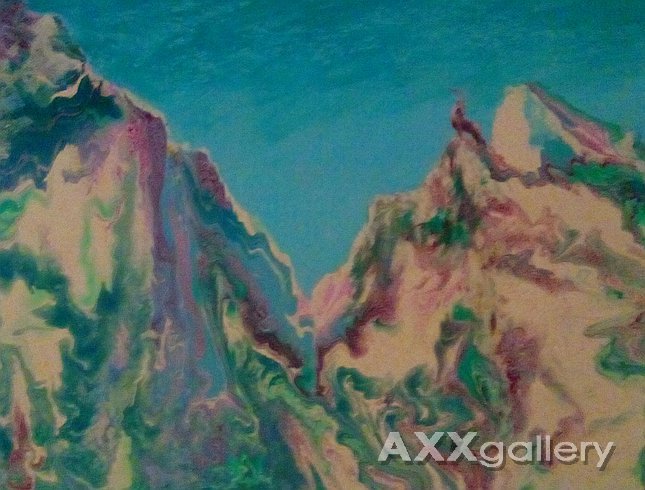 The mountains in the morning