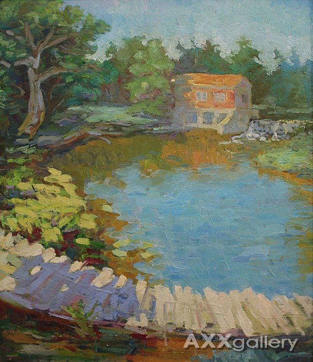Bridge over the river Snov