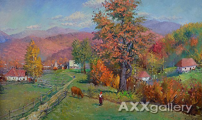  Rural autumn landscape