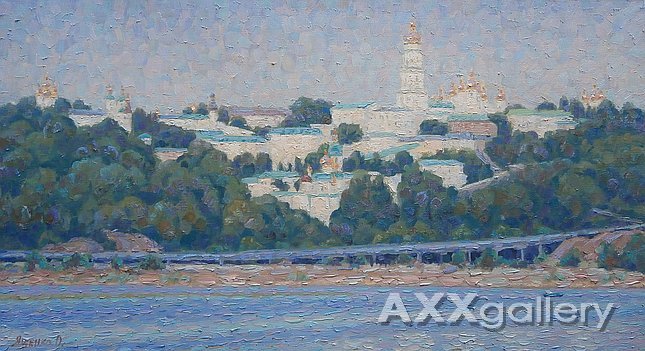 Kiev-Pechersk Lavra. View of Kiev