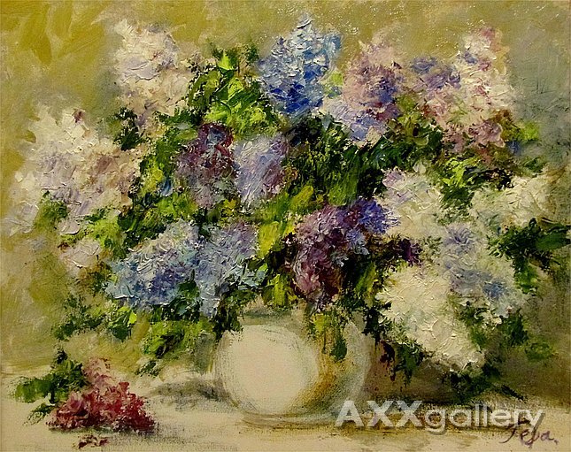 Lilac in the evening light