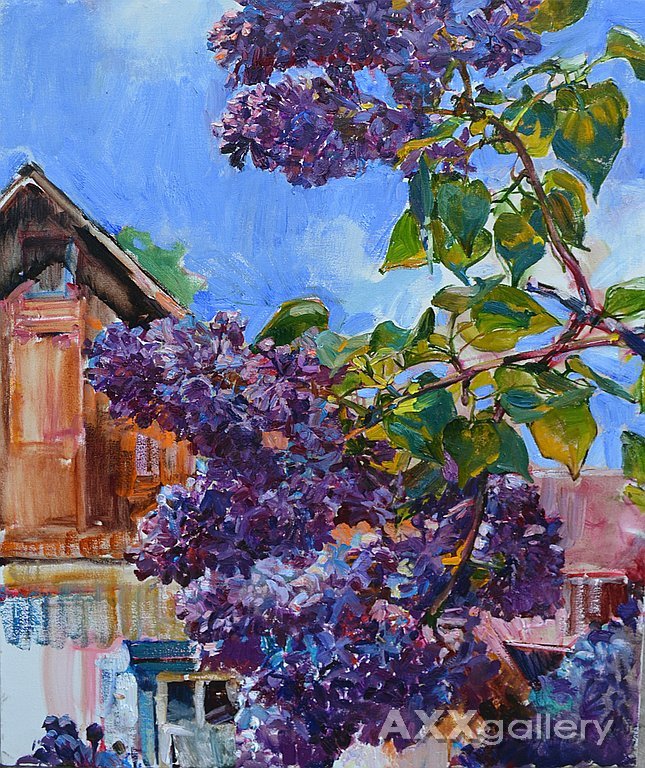 Lilac branch