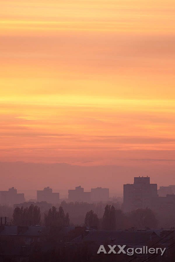 layered sunset